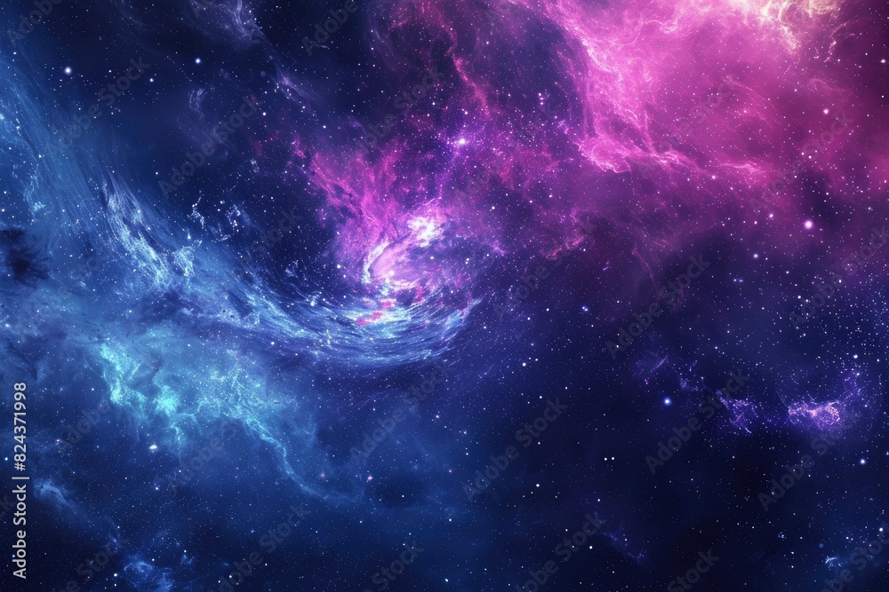 Vibrant colors swirling in the astronomy galaxy Vibrant colors swirling in the astronomy galaxy