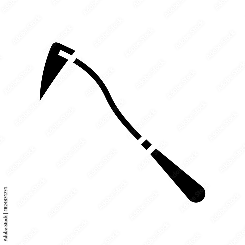 hoe urban gardening glyph icon vector. hoe urban gardening sign. isolated symbol illustration hoe urban gardening glyph icon vector. hoe urban gardening sign. isolated symbol illustration