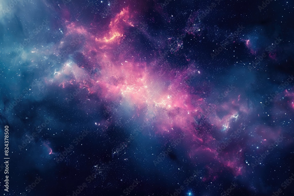 Vibrant galaxy background igniting creative energy Vibrant galaxy background igniting creative energy