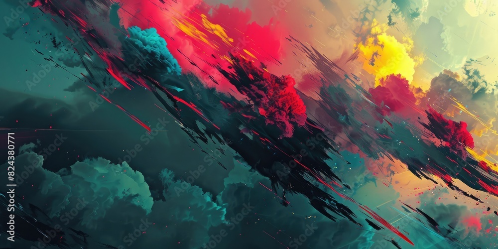 Bold contrasts merging into a dramatic and impactful digital composition that demands attention. Bold contrasts merging into a dramatic and impactful digital composition that demands attention.