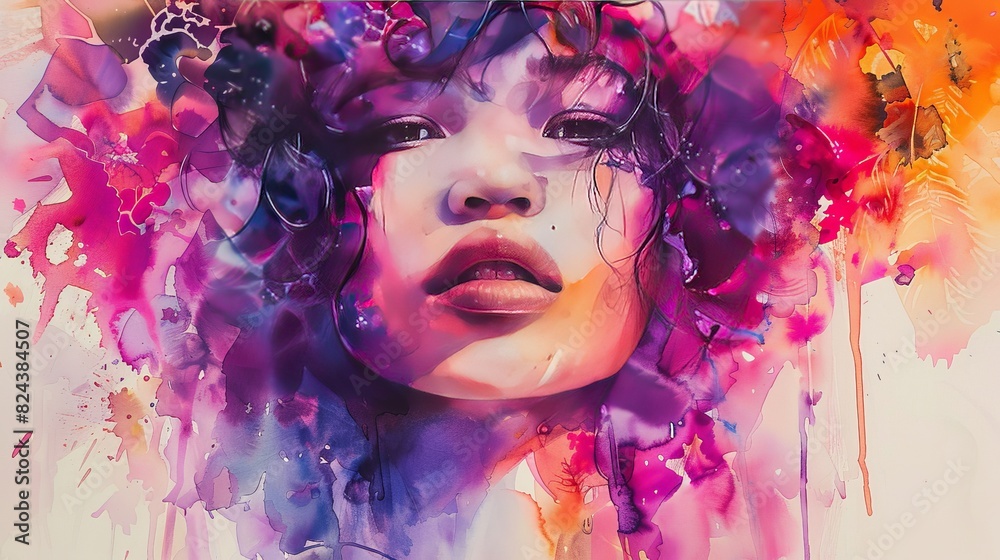 From abstract interpretations to realistic depictions, watercolor woman portraits offer a glimpse into the diverse and multifaceted nature of femininity, celebrating 