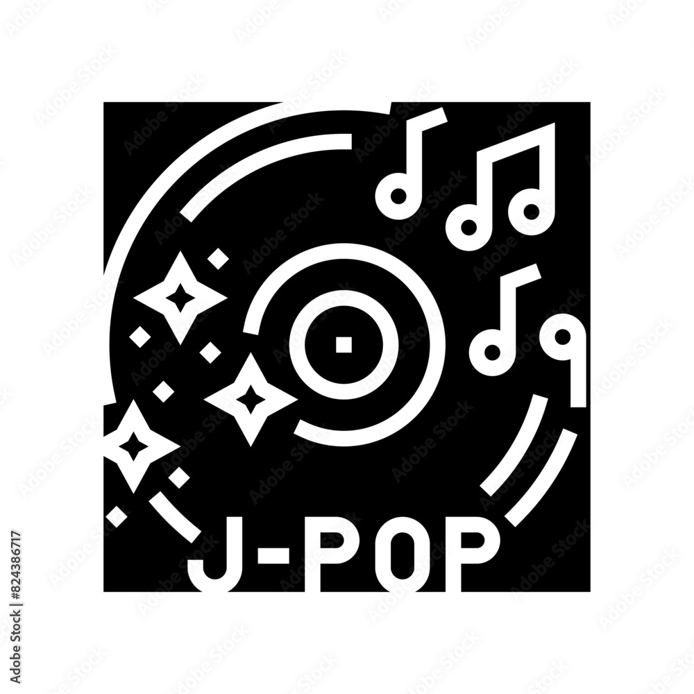 jpop otaku glyph icon vector. jpop otaku sign. isolated symbol illustration jpop otaku glyph icon vector. jpop otaku sign. isolated symbol illustration