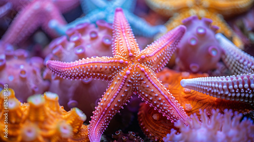 Colorful Starfish sea. Ocean star tropical © Sufyan