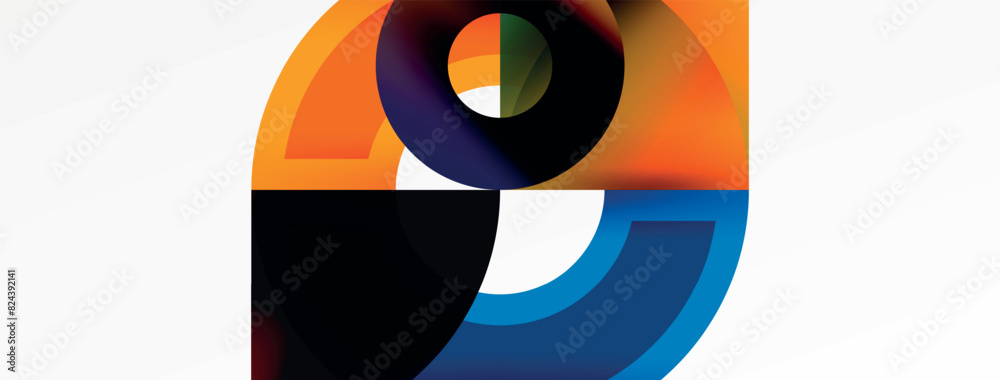 Trendy simple circle abstract background. Vector Illustration For Wallpaper, Banner, Background, Card, Book Illustration, landing page Trendy simple circle abstract background. Vector Illustration For Wallpaper, Banner, Background, Card, Book Illustration, landing page
