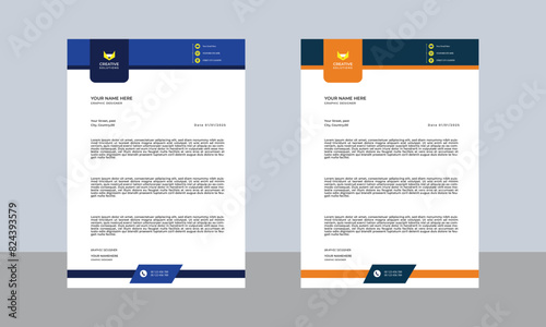 Letterhead unique design New unique creative letterhead template ..