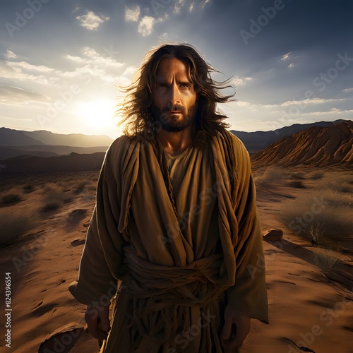 Biblical story, Jesus was tempted in the desert