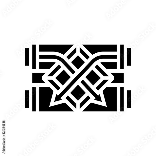 heat recovery ventilation hrv glyph icon vector. heat recovery ventilation hrv sign. isolated symbol illustration