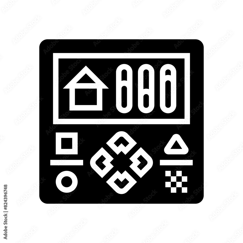 ventilation control glyph icon vector. ventilation control sign. isolated symbol illustration ventilation control glyph icon vector. ventilation control sign. isolated symbol illustration