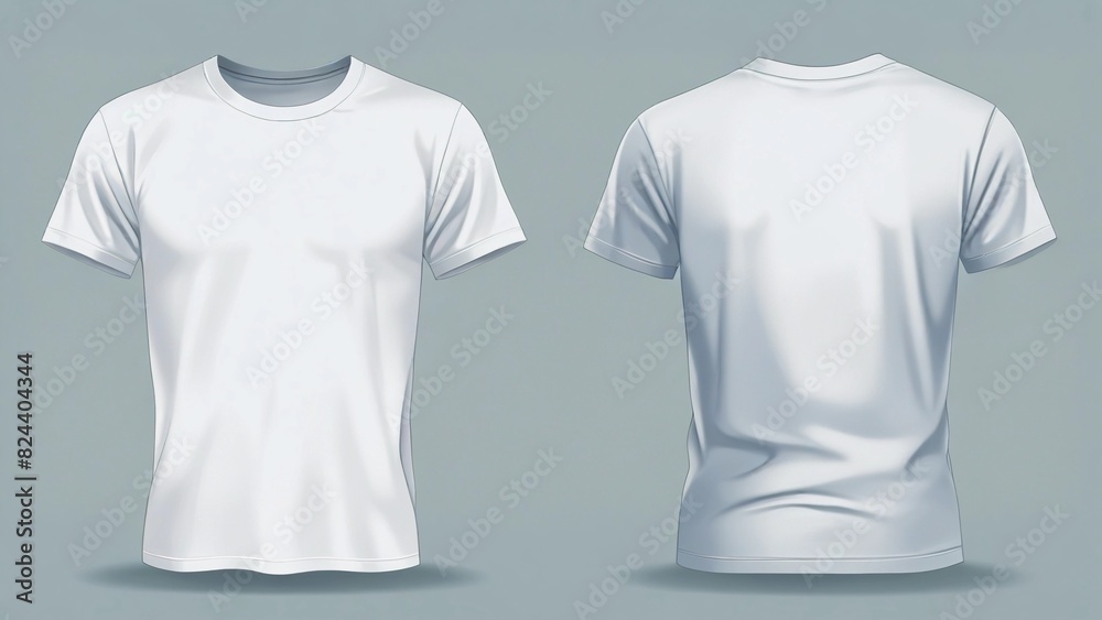 front and back t-shirt vector background illustration front and back t-shirt vector background illustration