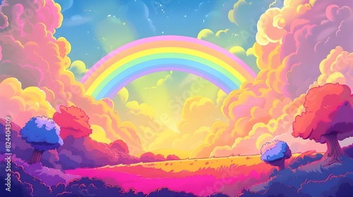 rainbow cartoon © kinza