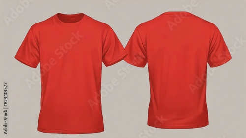 front and back t-shirt vector background illustration