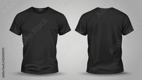 Obraz na płótnie front and back t-shirt vector background illustration w salonie