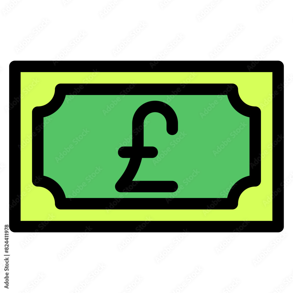pound sterling, banknote, country, money, cash Icon pound sterling, banknote, country, money, cash Icon