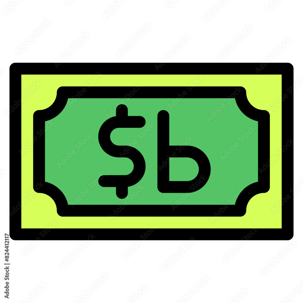 boliviano, banknote, country, money, cash Icon boliviano, banknote, country, money, cash Icon