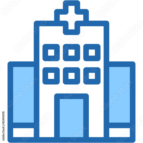 Building, clinic, hospital, healthcare, centre Icon