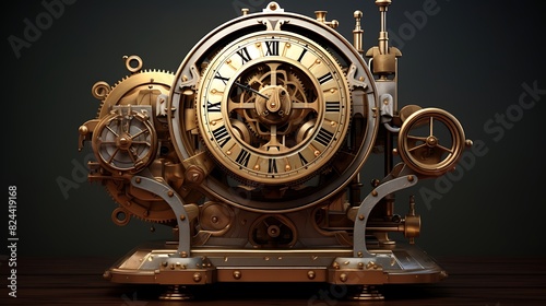 Old mechanical clock