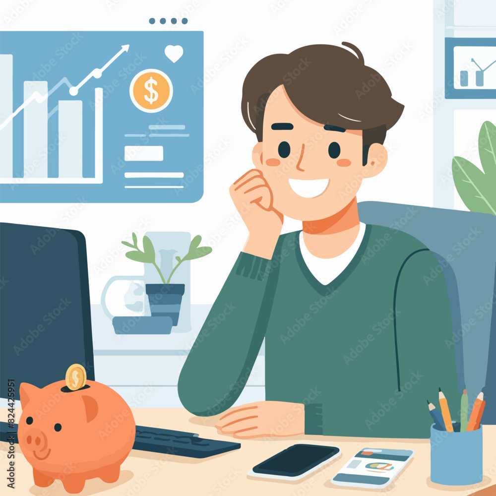 Stock market, finance, capital investment ,marketing concept Illustration set. Scenes with people trading on the stock exchange Stock market, finance, capital investment ,marketing concept Illustration set. Scenes with people trading on the stock exchange