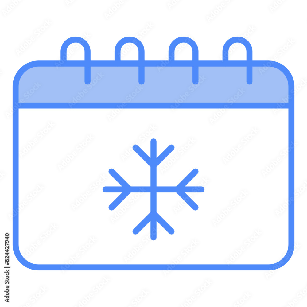 calendar, date, snow flake, winter, festival Icon calendar, date, snow flake, winter, festival Icon