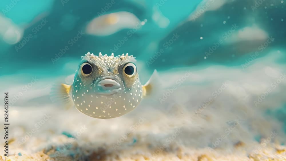 Beneath the surface the sandy ocean floor becomes a maze of lines and shapes orchestrated by pufferfish. Beneath the surface the sandy ocean floor becomes a maze of lines and shapes orchestrated by pufferfish.