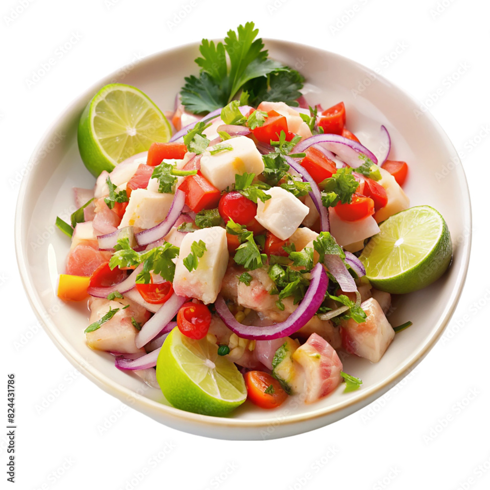 A bowl of fruit salad with various fruits and vegetables on transparent background A bowl of fruit salad with various fruits and vegetables on transparent background