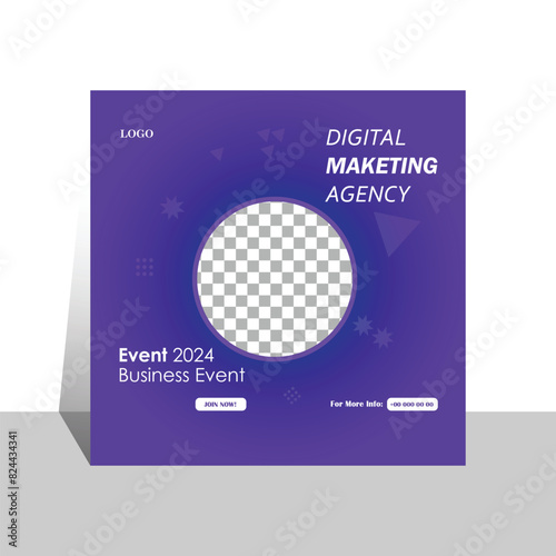 Corporate Business Social Media Post Feed Template