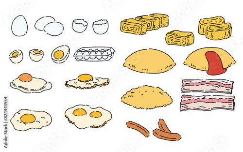 たまごとその料理と周辺