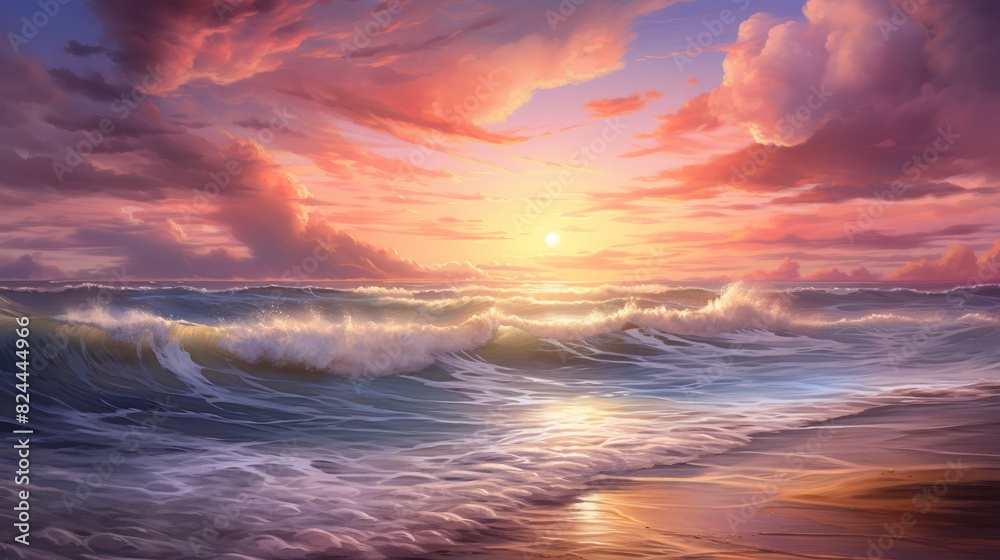 Sunset or sunrise sky clouds over sea sunlight in Phuket Thailand Amazing nature landscape seascape Colorful sunset sky background Sunset or sunrise sky clouds over sea sunlight in Phuket Thailand Amazing nature landscape seascape Colorful sunset sky background