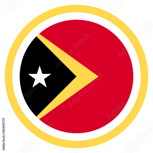 Free Download Vector Icon for East Timor, country, national, flag, world flag - GFXLoad