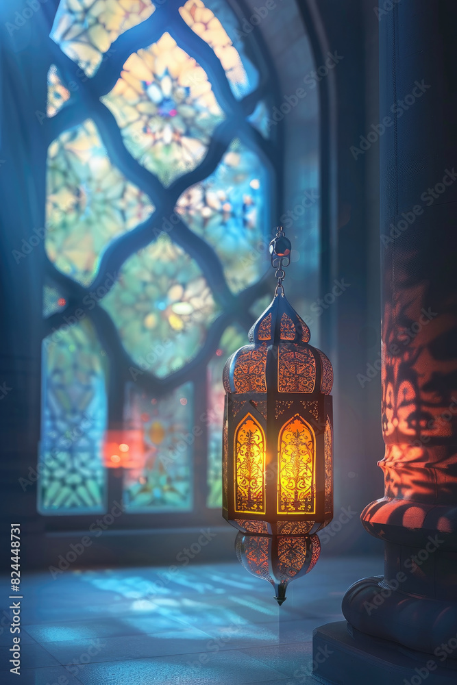 Eid Al-Adha vertical background. Eid Mubarak, greeting background with sheep and mosque. Eid Al-Adha vertical background. Eid Mubarak, greeting background with sheep and mosque.