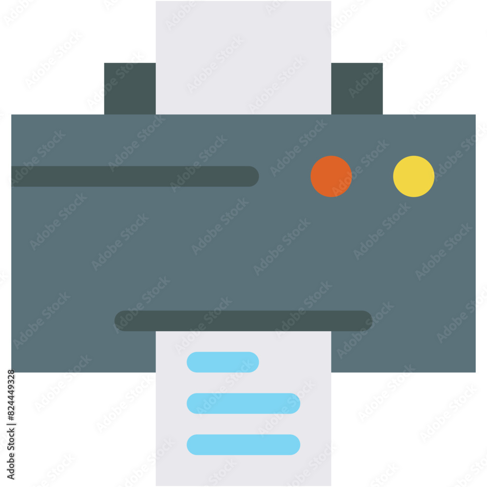 Vector Icon printer, electronics, printing, paper, print Vector Icon printer, electronics, printing, paper, print