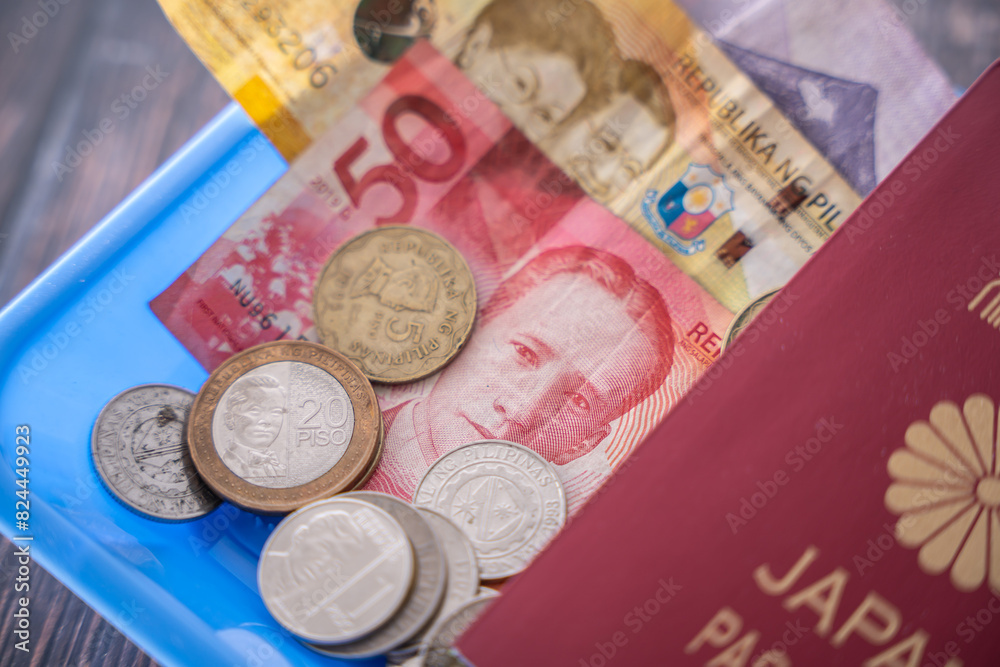 フィリピンの通貨 ペソ 日本 パスポート 旅行 観光 フィリピンの通貨 ペソ 日本 パスポート 旅行 観光