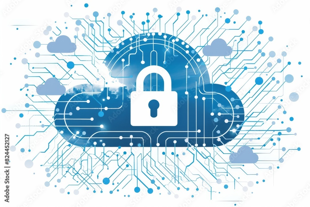 Innovative cloud security with digital circuits and advanced data protection in a high-tech environment. Innovative cloud security with digital circuits and advanced data protection in a high-tech environment.