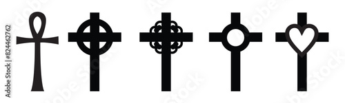 Christian cross vector Jesus Christ, religion symbol, Easter, Christening. Holy Spirit. Religious. Baptism Christening Invitation	