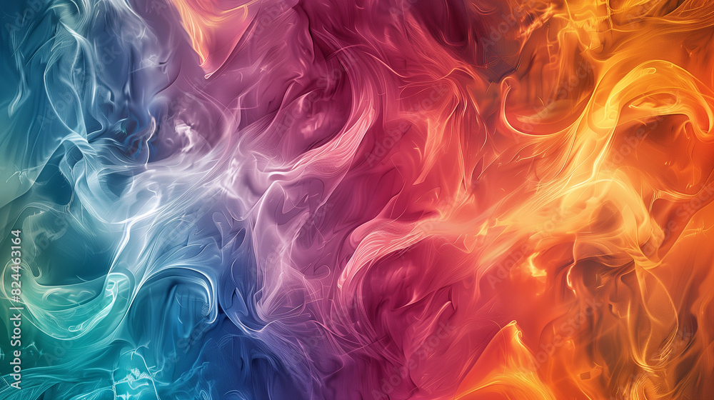 A dynamic abstract background full of colors and curves, created in a fanciful artistic style, perfect as an inspiration for decorators and interior designers. A dynamic abstract background full of colors and curves, created in a fanciful artistic style, perfect as an inspiration for decorators and interior designers.