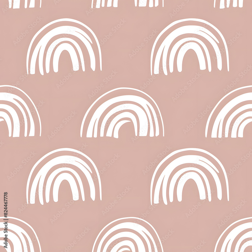 Boho rainbow pattern