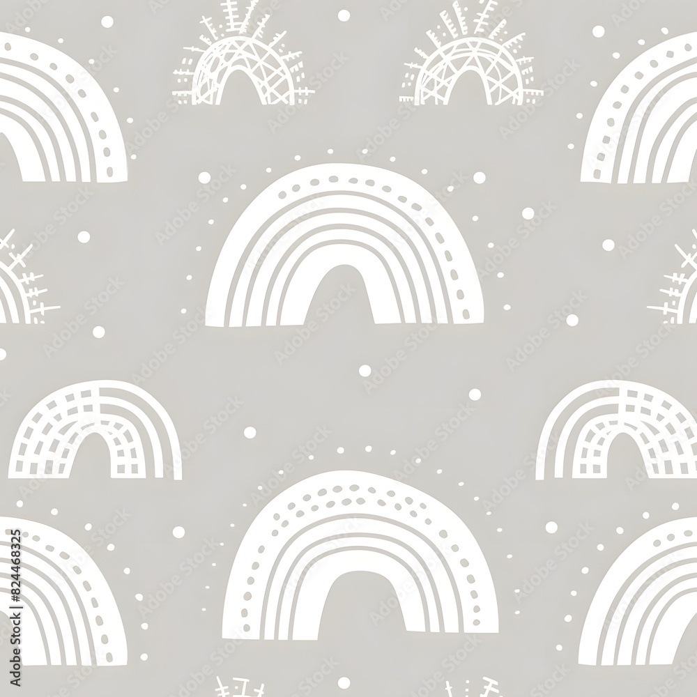 Boho rainbow pattern Boho rainbow pattern