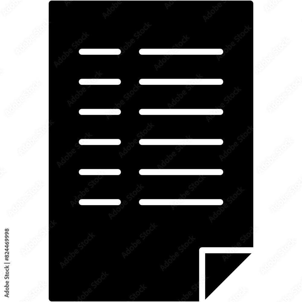 Vector Icon Document, note, paper, seo Vector Icon Document, note, paper, seo