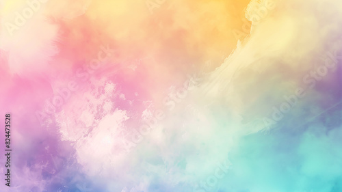 Soft Pastel Cloudy Background © StirfryMoJi