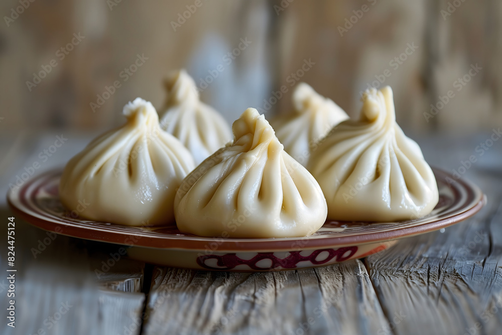 Traditional Georgian khinkali Traditional Georgian khinkali