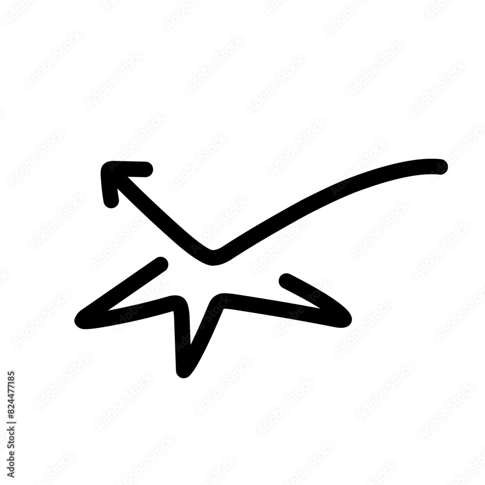 Bounce effect arrows