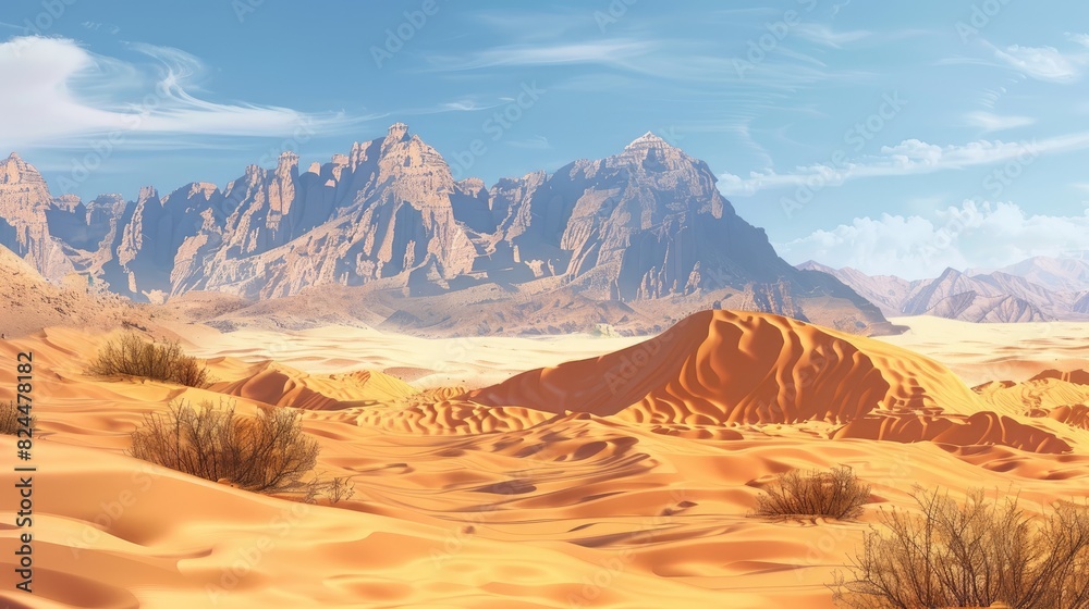 Fototapeta premium Sandy Desert