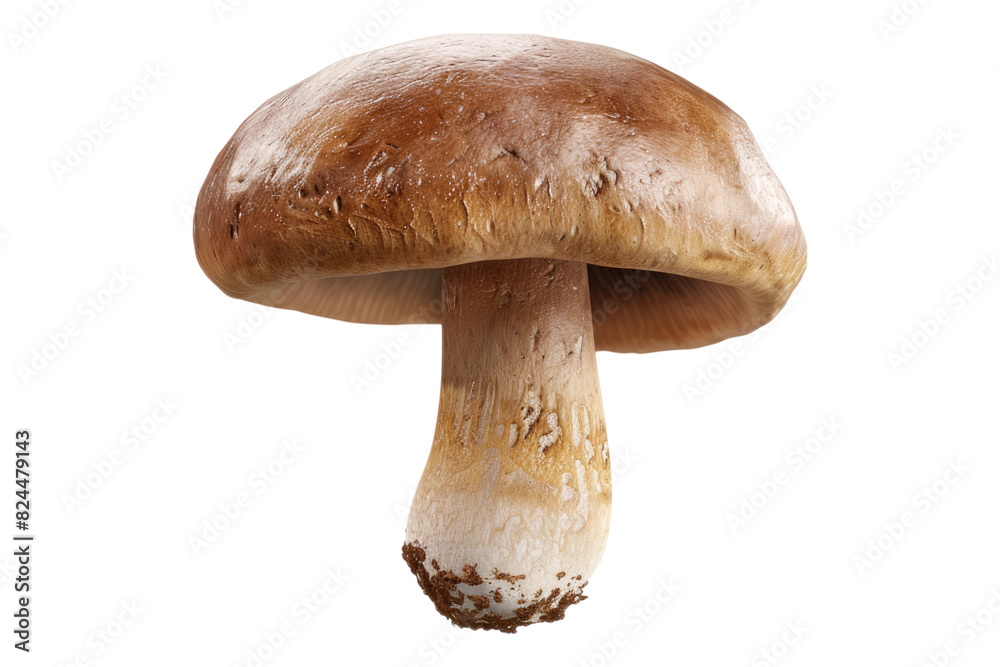 Slice mushroom isolated on white background Slice mushroom isolated on white background