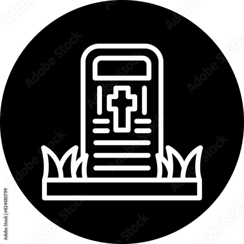 Vector Design Cemetery Icon Style
