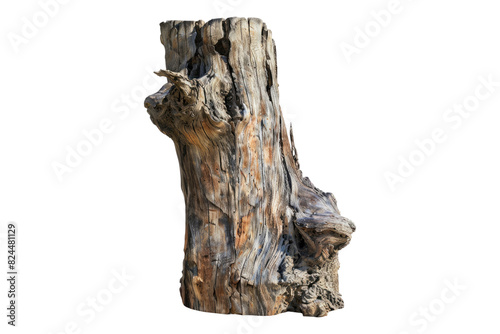 Wood trunk isolated on white background © posterpalette