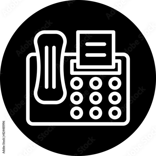 Vector Design Fax Icon Style