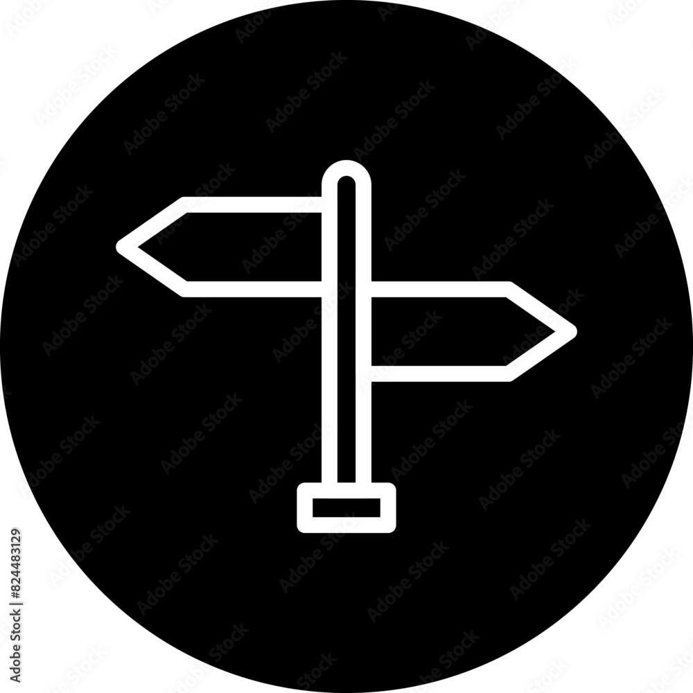 Vector Design Sign Board Icon Style Vector Design Sign Board Icon Style