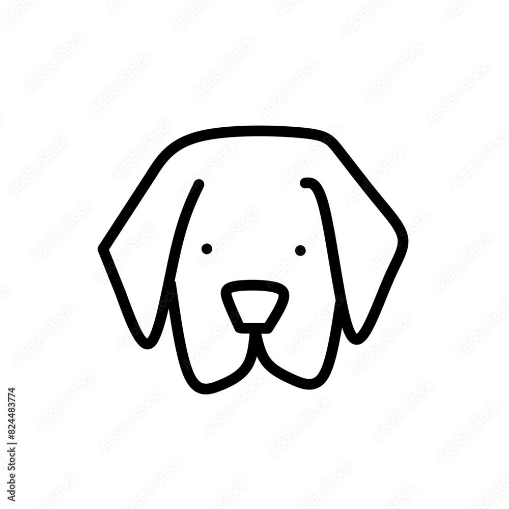 Fototapeta premium Pet friendly icon set. Included the icons as dog, cat, animals, bird, fish, and more.