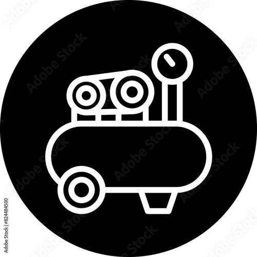 Vector Design Compressor Icon Style