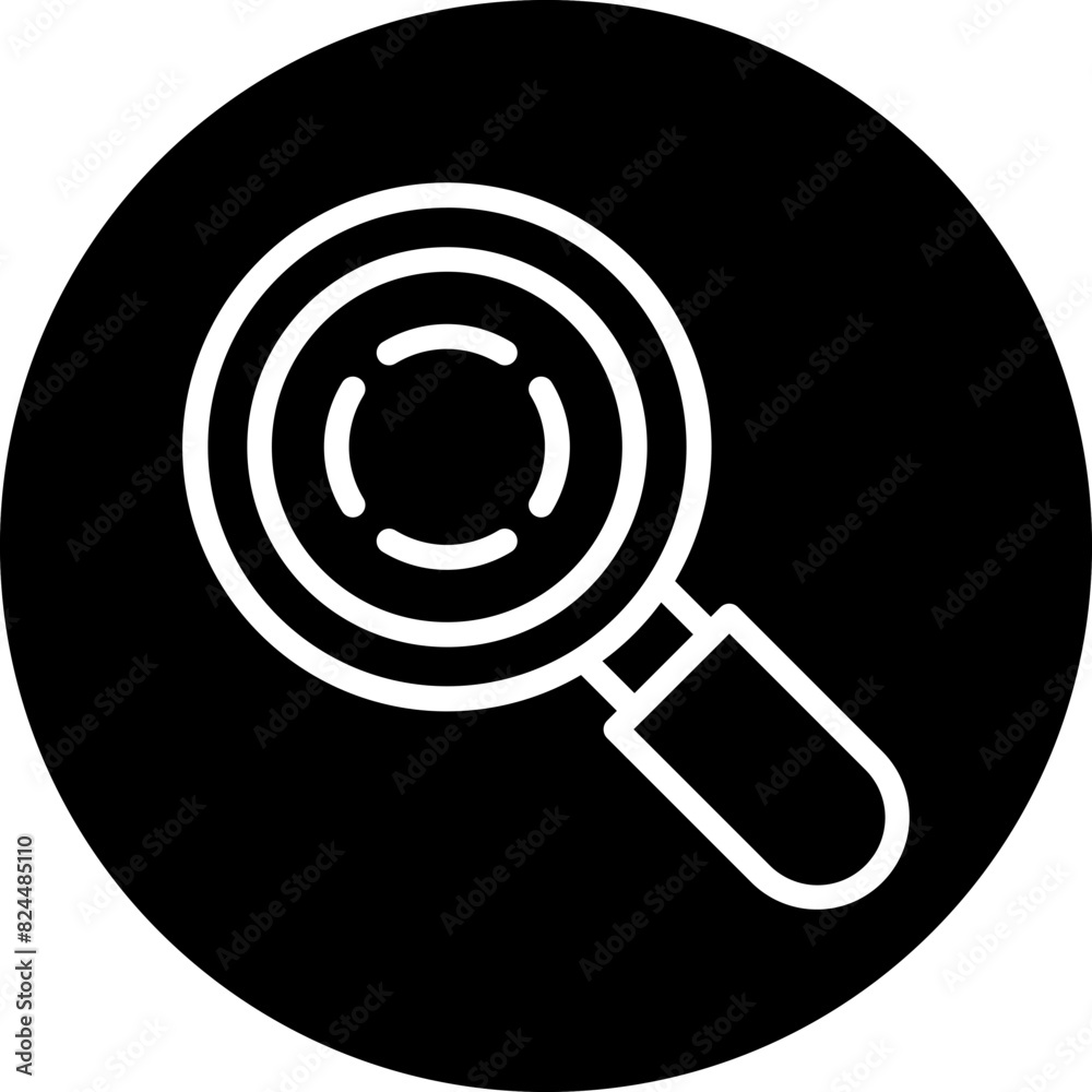 Vector Design Research Icon Style