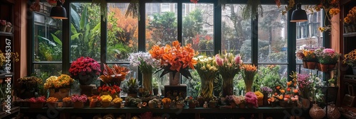 flower shop display photo